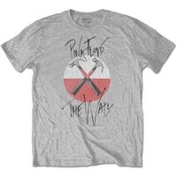 pink floyd camiseta manga larga the wall faded para hombre