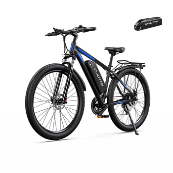 Bicicleta De Montaña Eléctrica Duotts C29l Con Doble Batería, 48 V 30 Ah, 21 Velocidades,negro