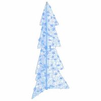 arbol de navidad  decoraciones de navidad con 100 led azul 120 cm acrilico