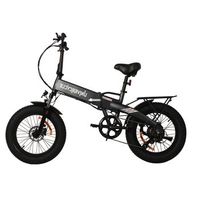 bicicleta electrica univercycle b1 - motor 350w bateria 48v13ah 20 pulgada neumaticos freno de disco hidraulico - negro