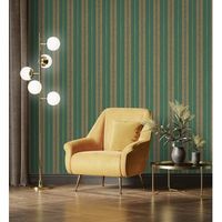 papel pintado vinilico de rayas con efecto textura de tela tejida en relieve - alexander stripe 676430 de gaulan - rollo de 10 m x 106 m