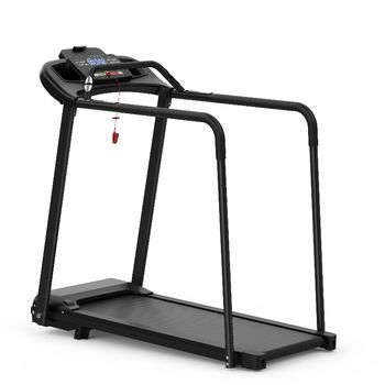 Cinta De Correr Eléctrica Rolipo 120kg 2.5cv, Pasamanos Seguros, Amortiguación Y App.
