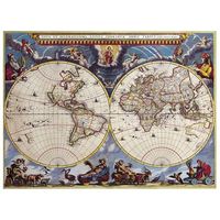 legendarte - cuadro lienzo impresion digital - mapa antiguo no 51 - decoracion pared cm 80x100