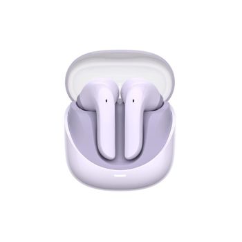 Auriculares Havit 6939119079086 inalámbricos Bluetooth para música, modo gaming, color violeta