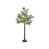 arbol de navidad artificial de exterior e interior con luces led estilo escandinavo pvc 180 cm verde celioni