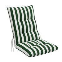 pind cojin tumbona acolchado 120x55x8cm  colchoneta exterior jardin piscina con respaldo y sujecion  relleno de fibra hueca acolchada - cojin tumbona y silla diseno rayas