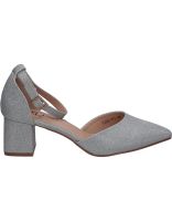 zapatos de tacon polka 437 en plata 39