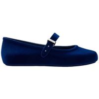 melissa bailarinas soft ballerina velvet ii - blue flocked para mujer