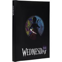 libreta roseton con luz wednesday