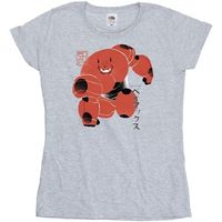 disney camiseta manga larga big hero 6 para mujer