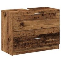 gabinete de bano madera vieja 78 x 37 x 59 cm vidaxl