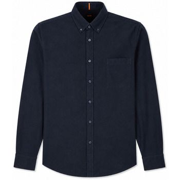 BOSS Camisa manga larga Rickert Shirt Dark Navy para hombre