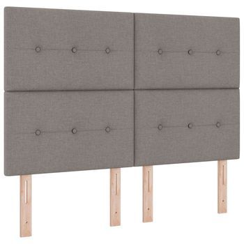 Cama Tapizada 193x143x128 Cm  - Taupe