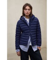 ecoalf para mujer mcwgajkatlan0987s26-730 abrigo atlantic azul l casual poliester reciclado sostenible