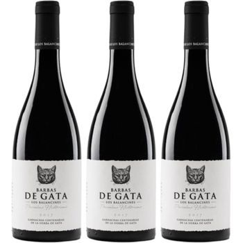 Barbas De Gata Vino Tinto De Crianza, Elaborado Con Garnacha Tint 75 Cl 14,5 % Pack 3 Botellas