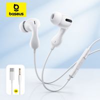 baseus encok cz20hz20 auriculares con cable tipo c35mm jack audio de alta resolucion con microfono auriculares con cable para ordenador portatil tableta telefono movil