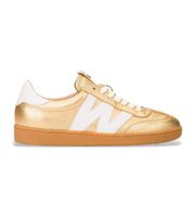 wonders para mujer ap-2001 zapatillas de piel nubia 01 dorado 37 plano cordones casual