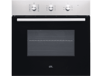 Horno - ok. OBO 311-1 A, Multifunción, Esmalte fácil de limpiar, 70 l , 63 cm, 9 programas + ECO, Inox