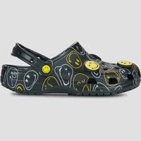 crocs zuecos smiley classic clog para hombre