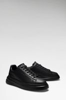 zapatilla elba combinada con piel