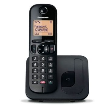 Panasonic KX-TGC250SPW Teléfono Inalámbrico Negro