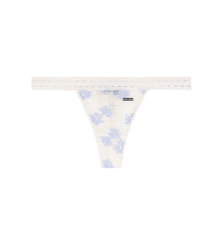 Emporio Armani para mujer. EW000397_AF19040 Tanga Vichy beige (M), Homewear, Poliamida
