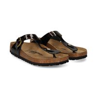 birkenstock sandalias planas mujer - negro talla 41r