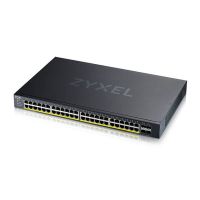 switch gestionado zyxel xgs1935-52hp 48x gbe poe 4x sfp 10g 176gbps 375w rack