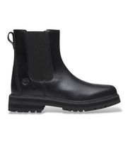 timberland para mujer tb0a2kk2w021 botines chelsea de piel britton drive negro 385 w plano ninguno casual