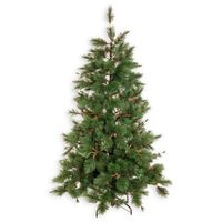arbol de navidad artificial verde de 240 cm con acabado realista lolahome