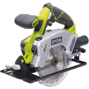 Ryobi Rwsl1801m, Sierra Circular Sin Cable 18v One+, Capacidad Para Bisel De 45 Grados, Verde/negro