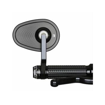Espejo retrovisor de barra Motoadget M-View Road sin cristal negro