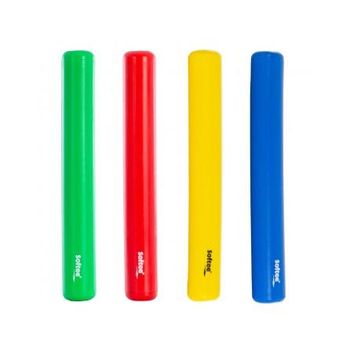 TESTIGO RELEVO PVC PROFESIONAL Softee - Entrenamiento de Carreras por Relevo - Material Duradero - Venta por Unidad - Longitud: 29 5CM - Diámetro: 35MM