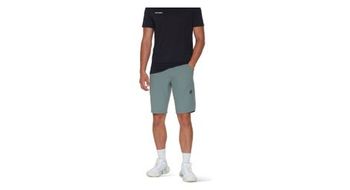 Pantalones cortos de senderismo mammut v azul para hombre
