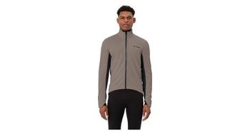 Chaqueta de ciclismo vaude kuro ii softshell gris