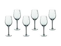 copas de vino o77cm - 6 piezas - transparente