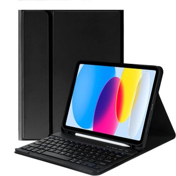 FGNS Funda con Teclado Español con Ñ Compatible con Pad Air 5/4 10,9