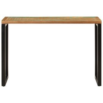 Mesa Consola Madera Maciza Reciclada 110x35x75 Cm