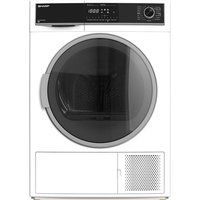 kd-hhh8s7gw2-en 8 kg heat pump tumble dryer - white white