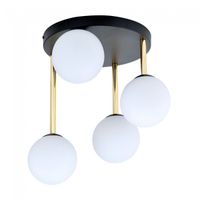 plafon de techo telpa opal 4 luces