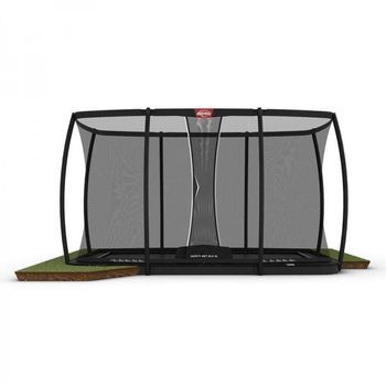 Cama Elástica Berg Flatground Ultim Champion 500 + Red Deluxe Xl Negro