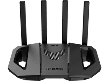 Router gaming - ASUS TUF BE3600, WiFi 7, Doble Banda, Puerto 2.5Gbps, Modo Juego Móvil, Seguridad sin Suscripción, AiMesh, Negro