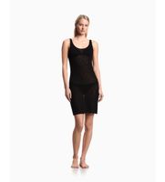 emporio armani para mujer ew002738af19043 vestido lounge negro l casual viscosa sin mangas  tirantes
