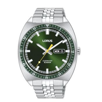 Lorus Reloj Hombre Caja De Acero Pulsera Acero De Color Plata Resistente Al Agua 10 Atm Rl443bx9