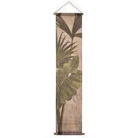 lienzo pergamino de tela impresa multicolor 38x157x25h cm
