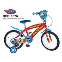 bicicleta paw patrol 16 nino