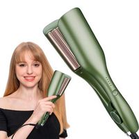 moldeador de pelo rz005 80w temperatura de 130 a 210 grados 6x5x25 cm color verde