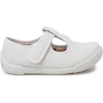 Pisamonas Zapatillas Pepitos Barefoot Tira Adherente Piso Blanco para niño