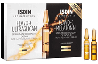isdin isdinceutics ampollas antioxidantes flavo-c noche 10 uds  ultraglican 10 uds