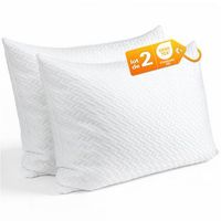 juego de 2 almohadas 50x70 cm konsoefuly almohada ergonomica hibrida efecto refrescante absorbe la humedad soporte duradero sin deformarse